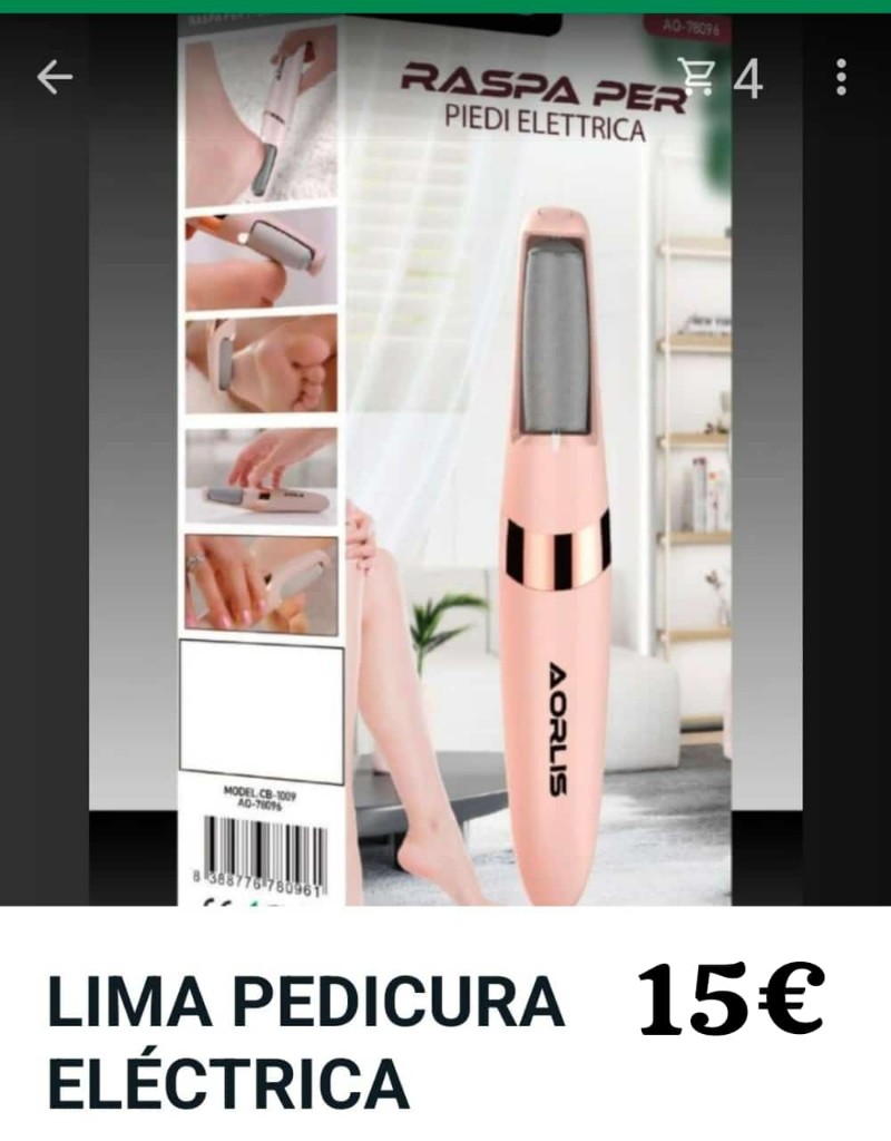 LIMA PEDICURA ELECTRICA