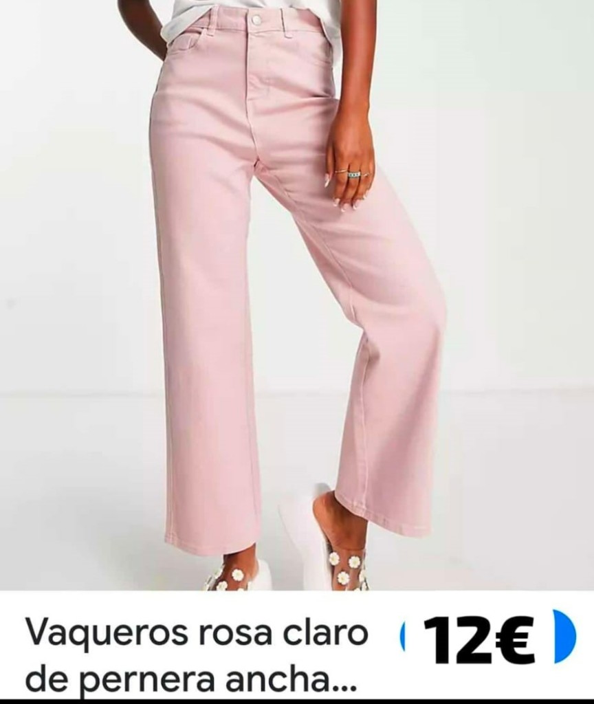 VAQUERO ROSA CLARO PERNERA ANCHA