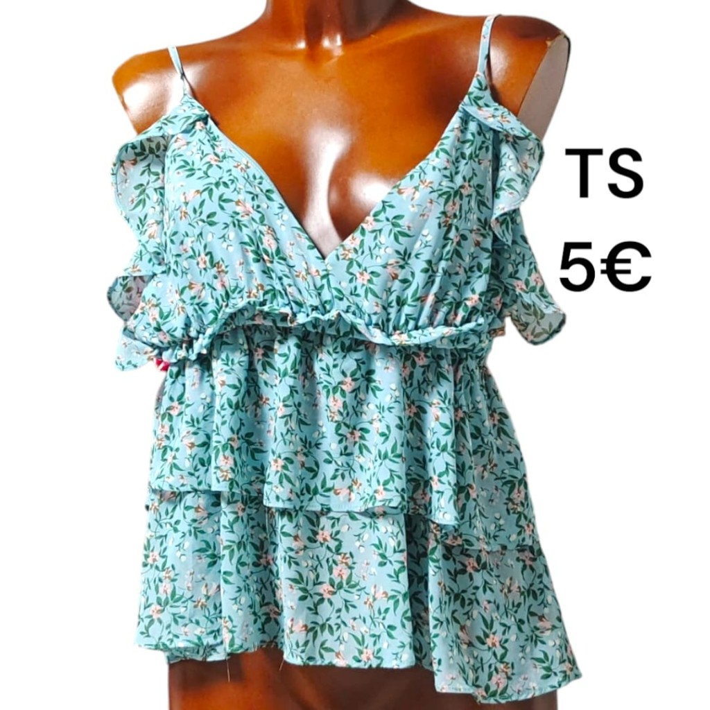 BLUSA TIRANTES FLORES  