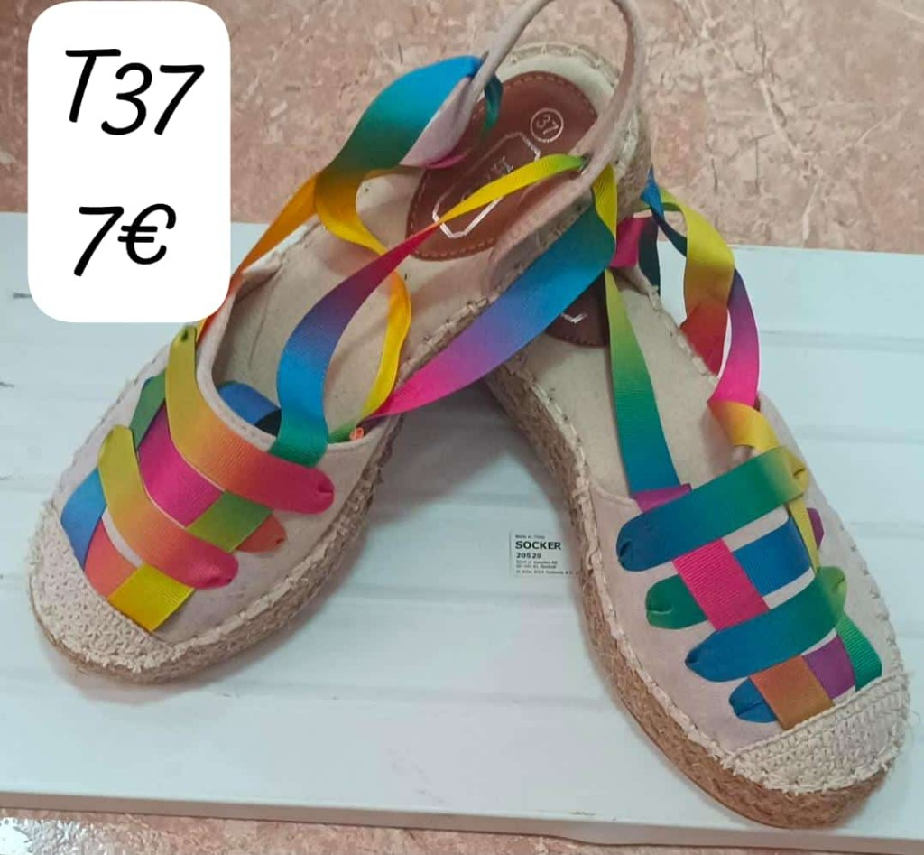 CUÑAS COLOR TALLA 37