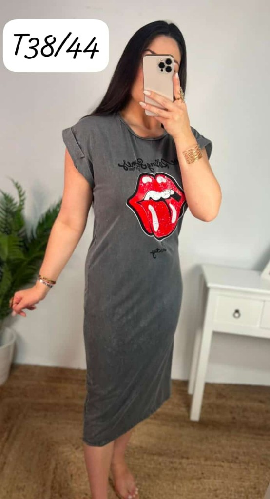 VESTIDO ROLLING STONES