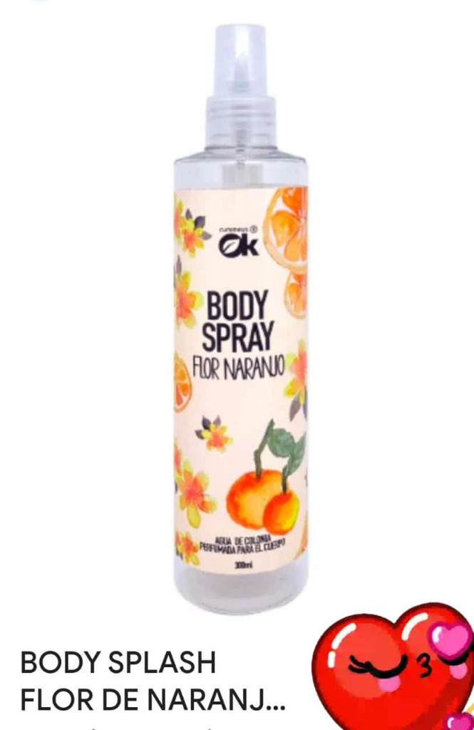 BODY SPRAY FLOR DE NARANJO