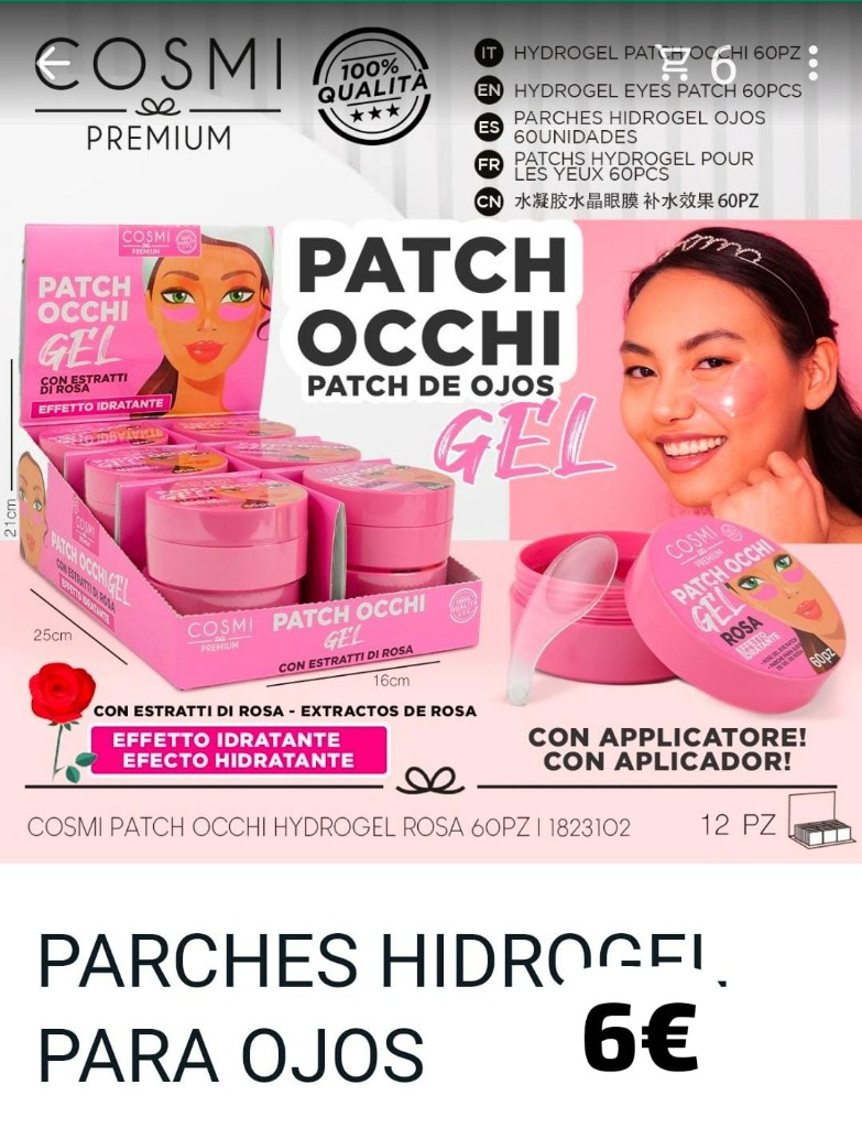 PARCHES HIDROGEL PARA OJOS